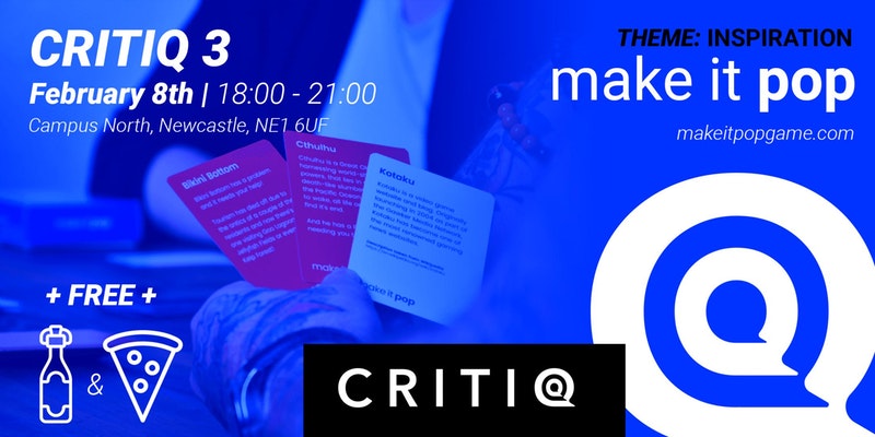 Critiq 3: INSPIRATION - Come and play make it pop! 1