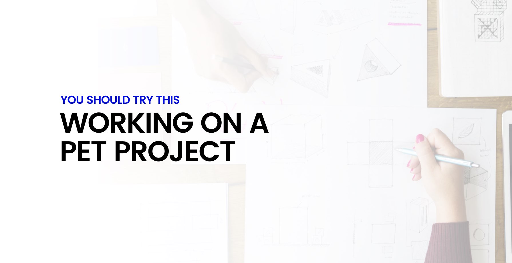 You Should Try This... Working on a Pet Project 13