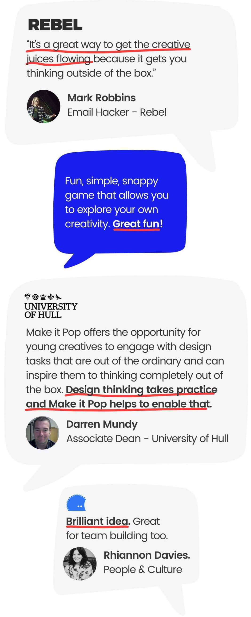 make it pop: The #1 Most Badass Design Thinking Card Game for Icebreakers 3